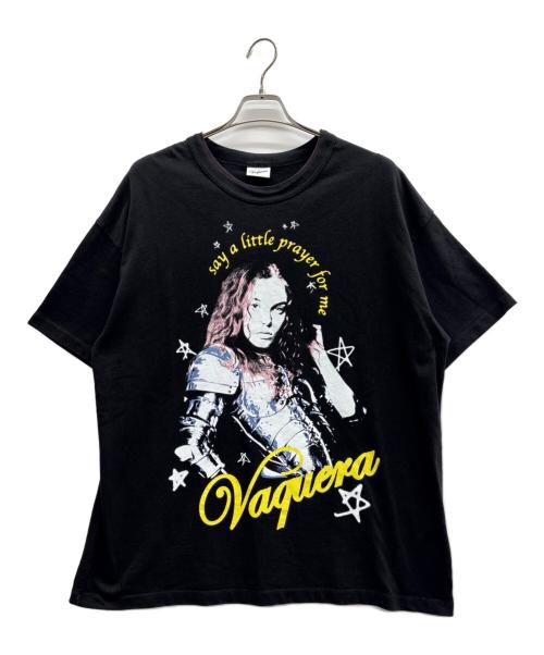 中古・古着通販】VAQUERA (ヴァケラ) Tシャツ ブラック サイズ:S
