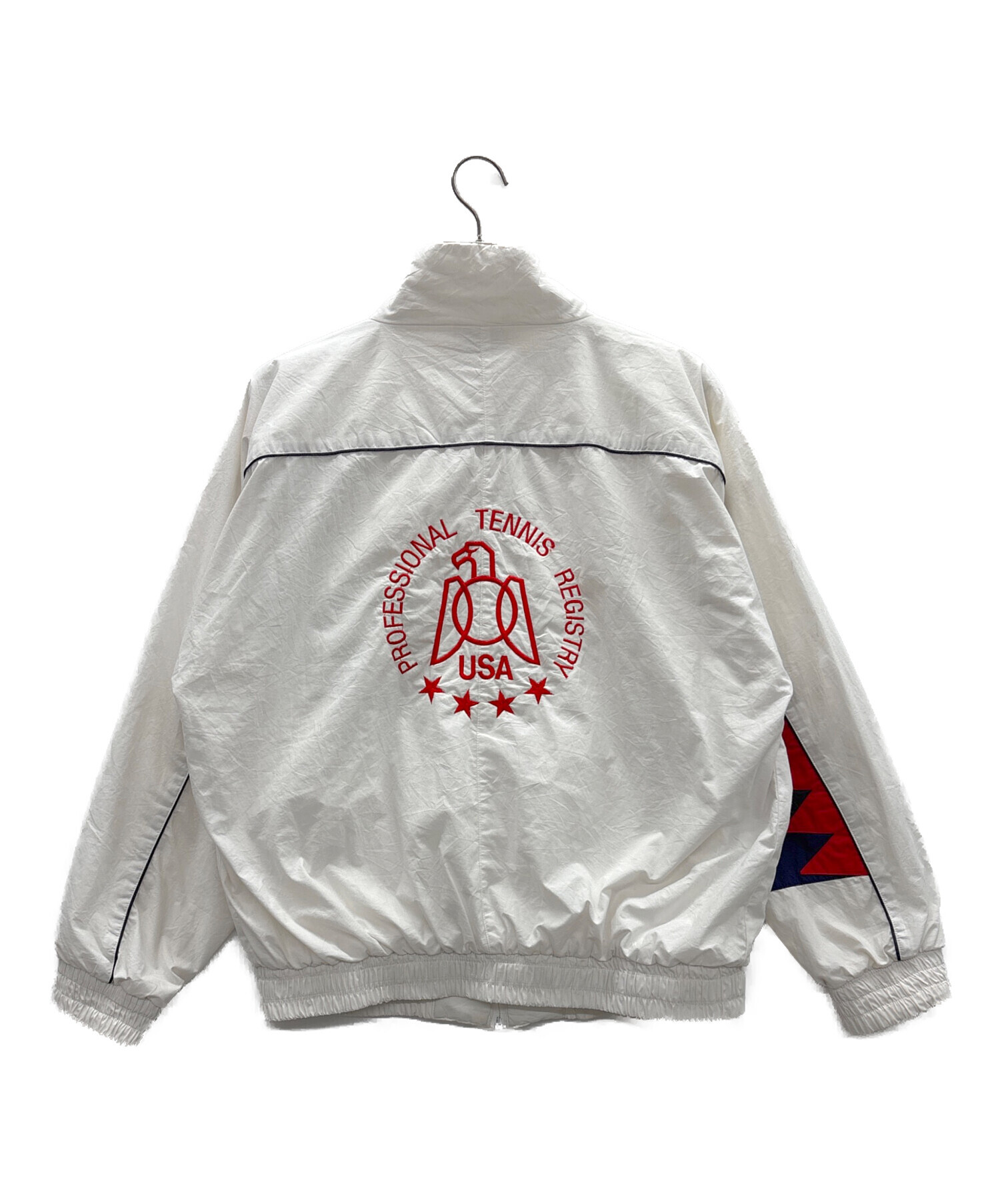 中古・古着通販】adidas (アディダス) ジップジャケット ホワイト