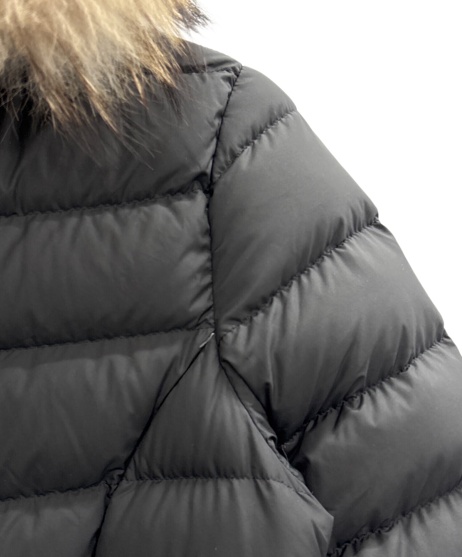 中古・古着通販】WOOLRICH (ウールリッチ) ダウンコート ブラック 