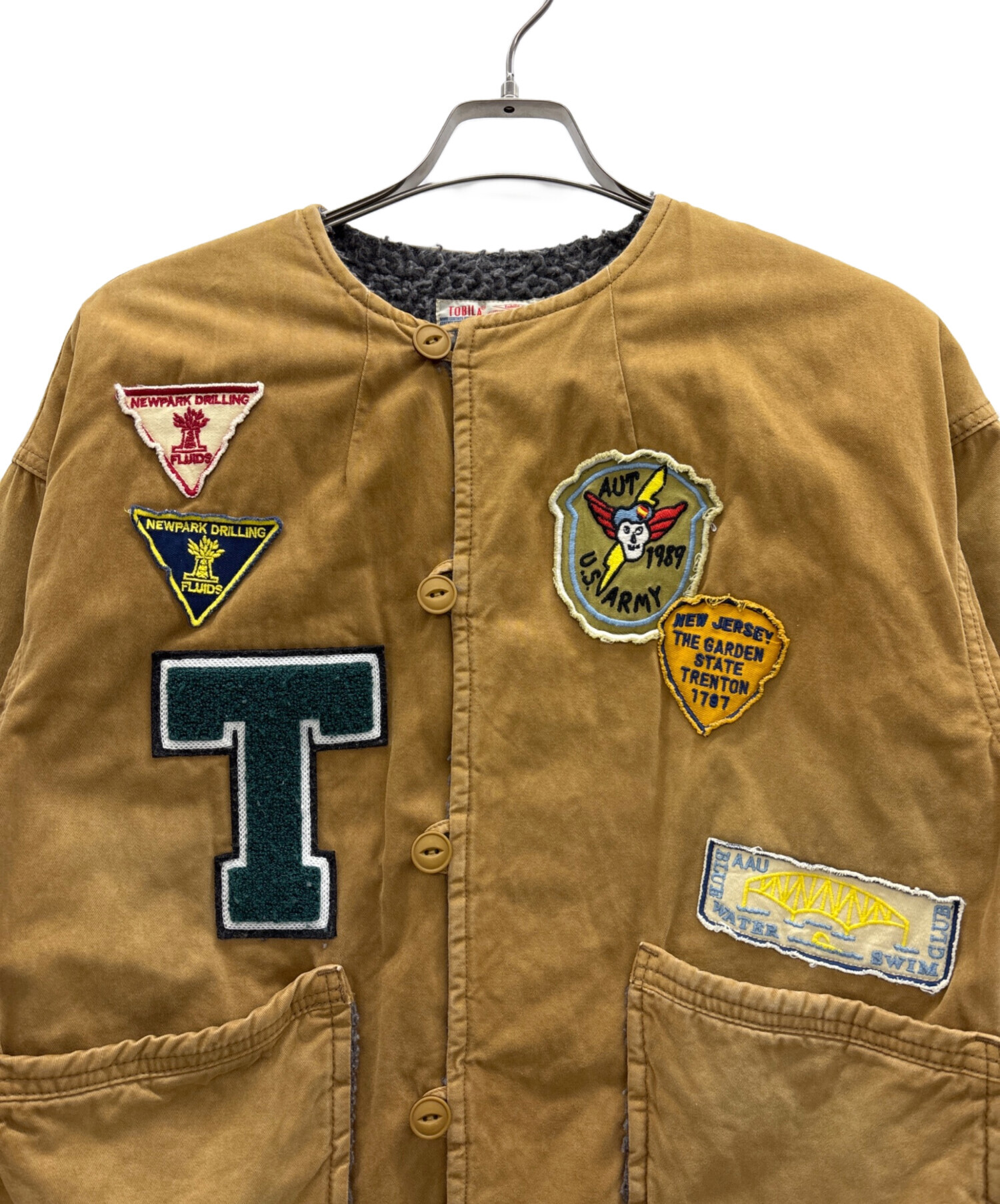 中古・古着通販】TOBILA (トビラ) 裏ボアジャケット ブラウン サイズ:M