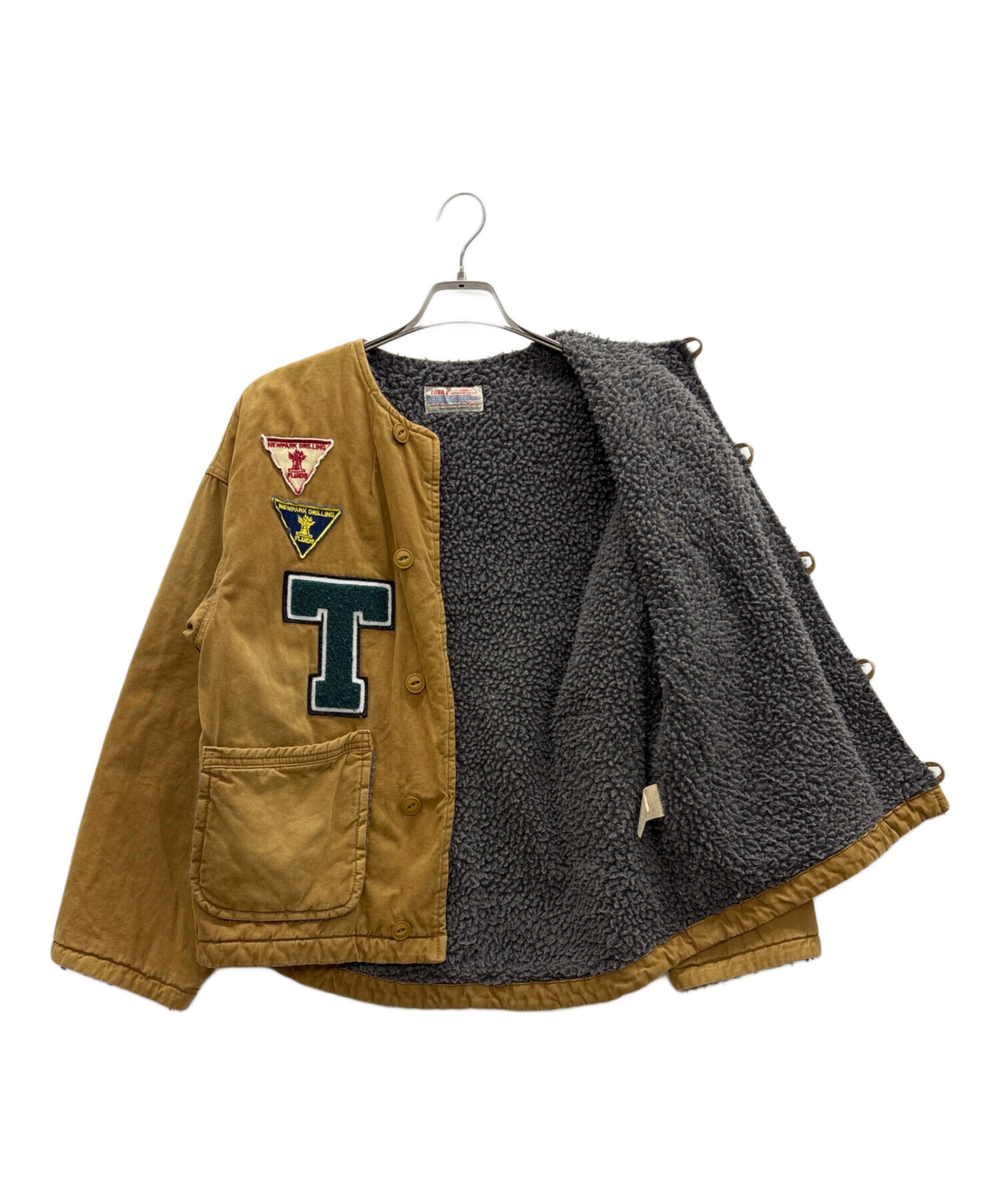 中古・古着通販】TOBILA (トビラ) 裏ボアジャケット ブラウン サイズ:M