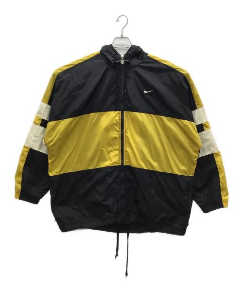 中古・古着通販】NIKE (ナイキ) ナイロンジャケット イエロー×ブラック
