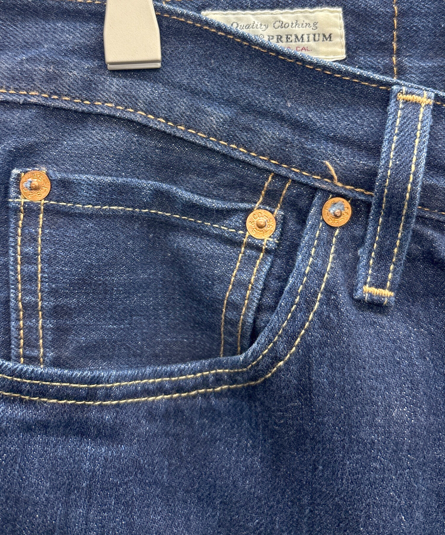 中古・古着通販】LEVI'S (リーバイス) ストレートデニムパンツ ブルー