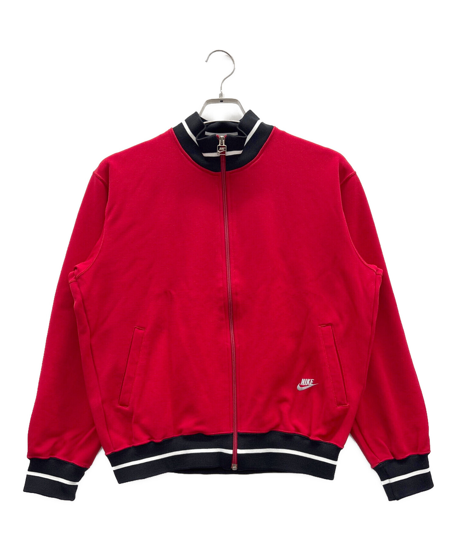 中古・古着通販】NIKE (ナイキ) トラックジャケット レッド×ブラック
