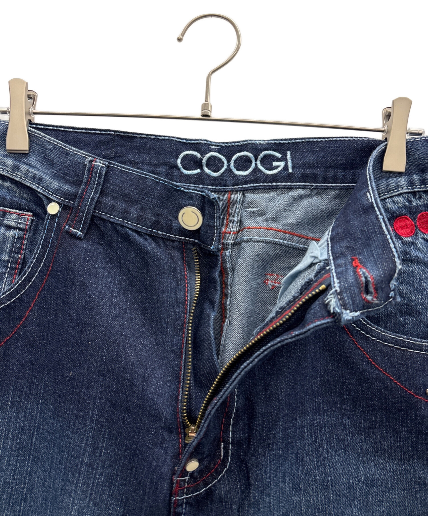 中古・古着通販】Coogi (クージー) 刺繍デニムパンツ インディゴ