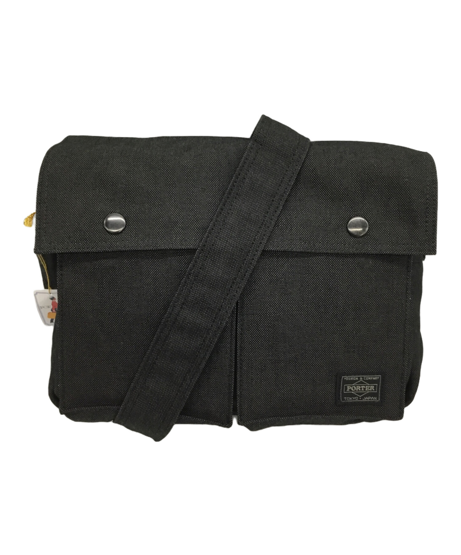 中古・古着通販】PORTER (ポーター) ショルダーバッグ ブラック 未使用 