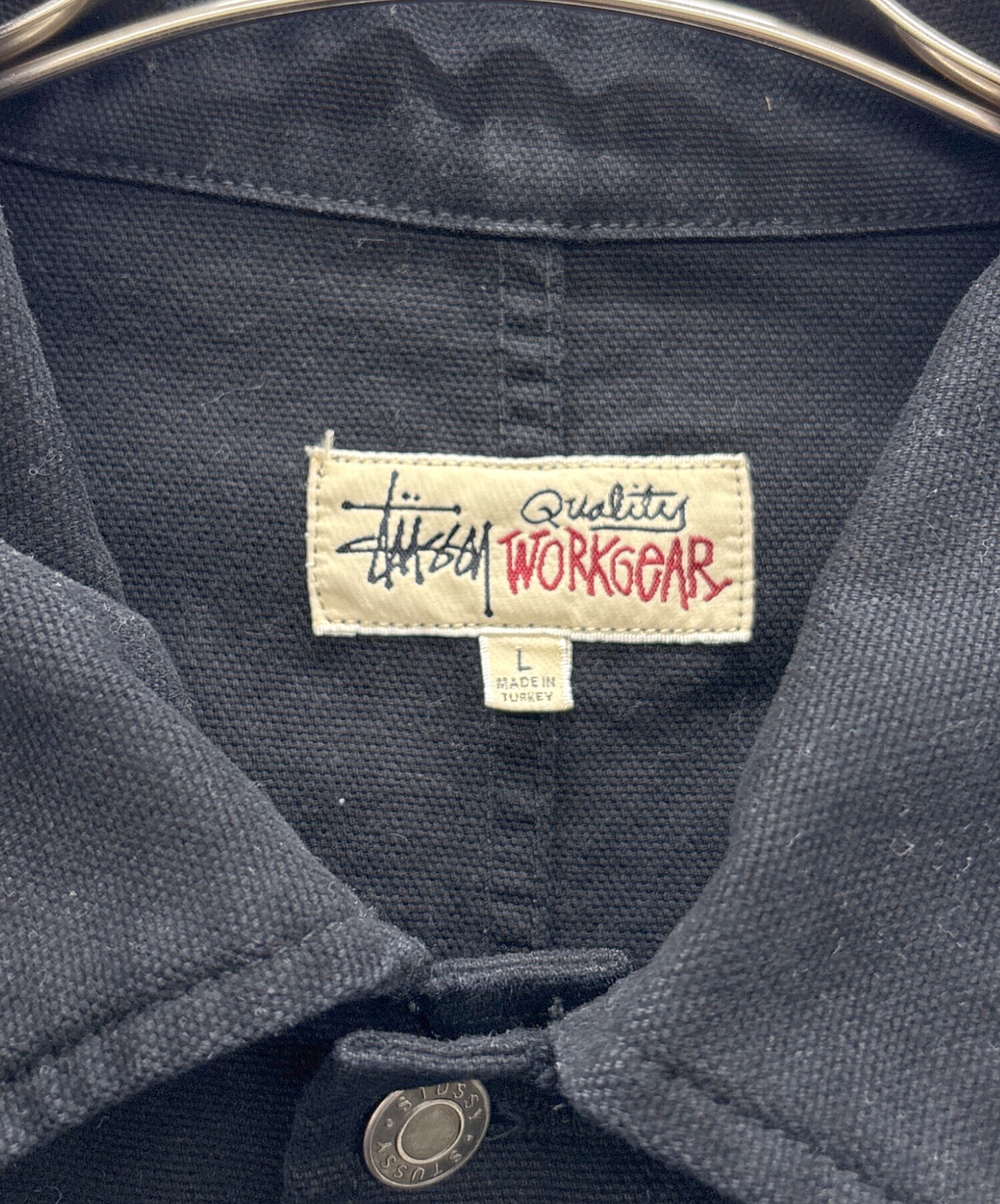 中古・古着通販】stussy (ステューシー) キャンバスチョアジャケット