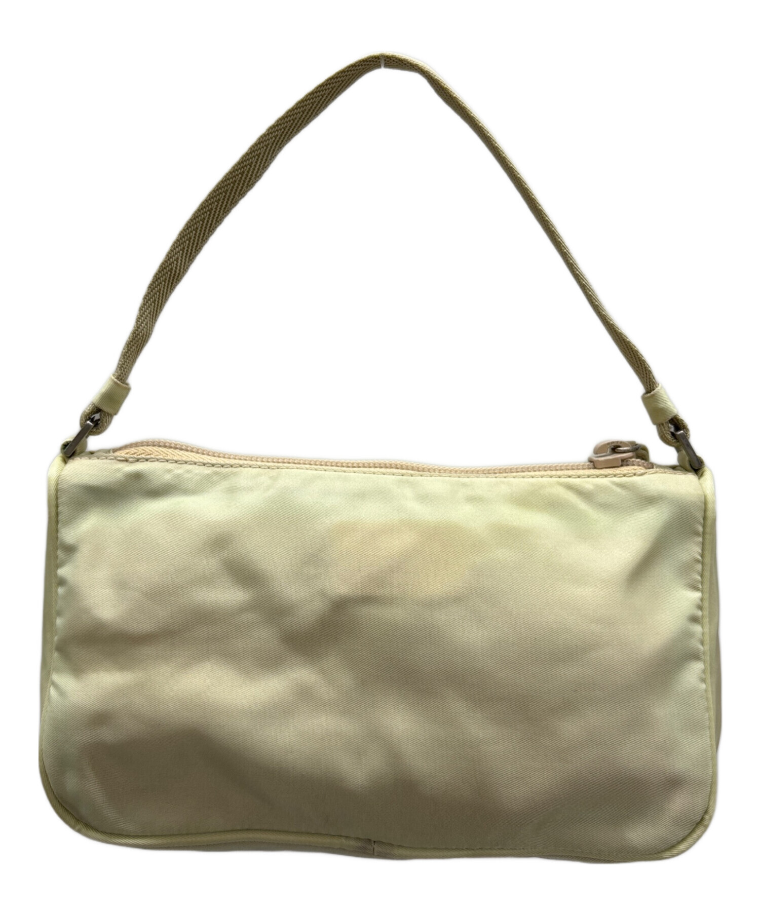 中古・古着通販】PRADA (プラダ) ナイロンポーチ ベージュ｜ブランド