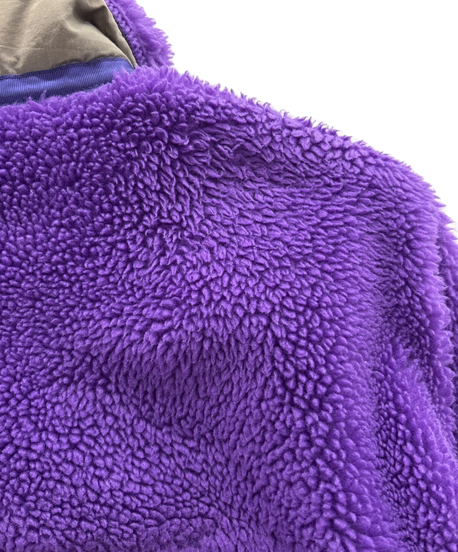 patagonia フリースジャケット クリーム/パープル 中古・古着通販】Patagonia (パタゴニア) クラシックレトロXフリース