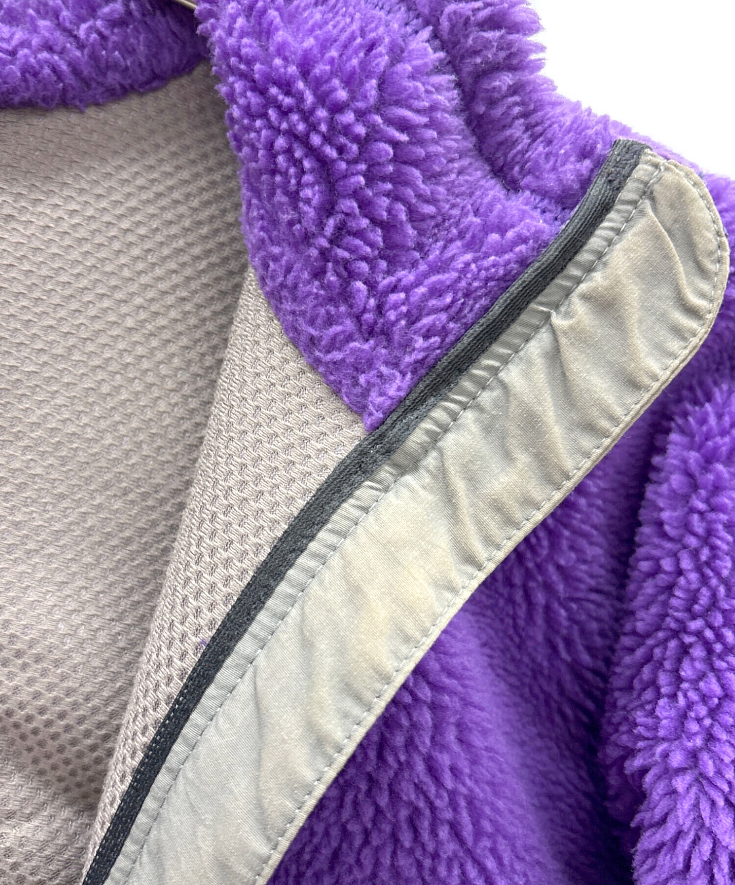 patagonia フリースジャケット クリーム/パープル 中古・古着通販】Patagonia (パタゴニア) クラシックレトロXフリース