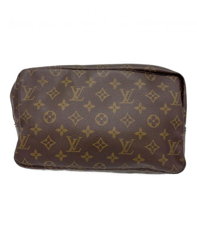 Louis Vuitton 化粧ポーチ ブラウン 中古・古着通販】LOUIS VUITTON (ルイ ヴィトン) コスメポーチ