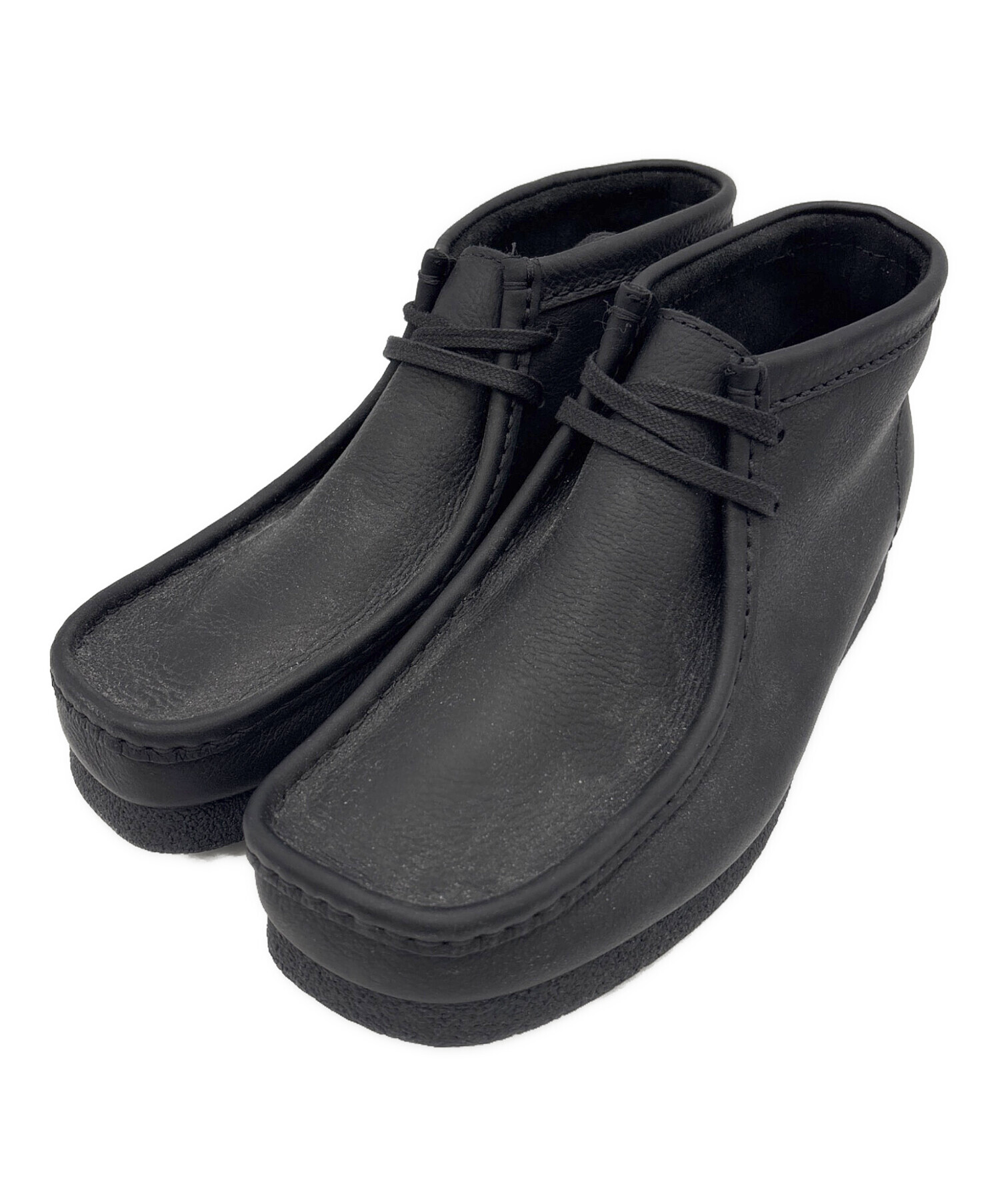 3足セット　クラークス　ワラビー　uk8 中古・古着通販】CLARKS (クラークス) ワラビーブーツ ブラック サイズ