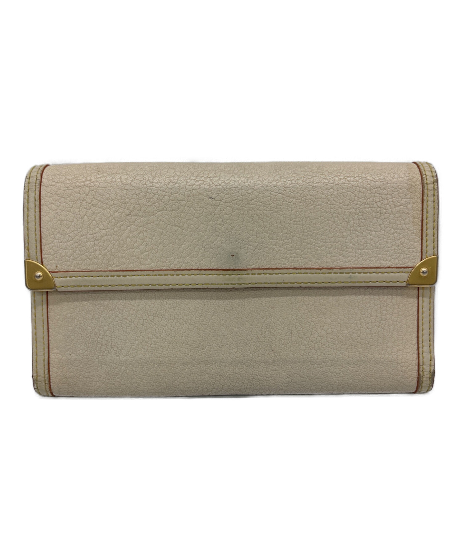 中古・古着通販】LOUIS VUITTON (ルイ ヴィトン) 長財布 アイボリー 