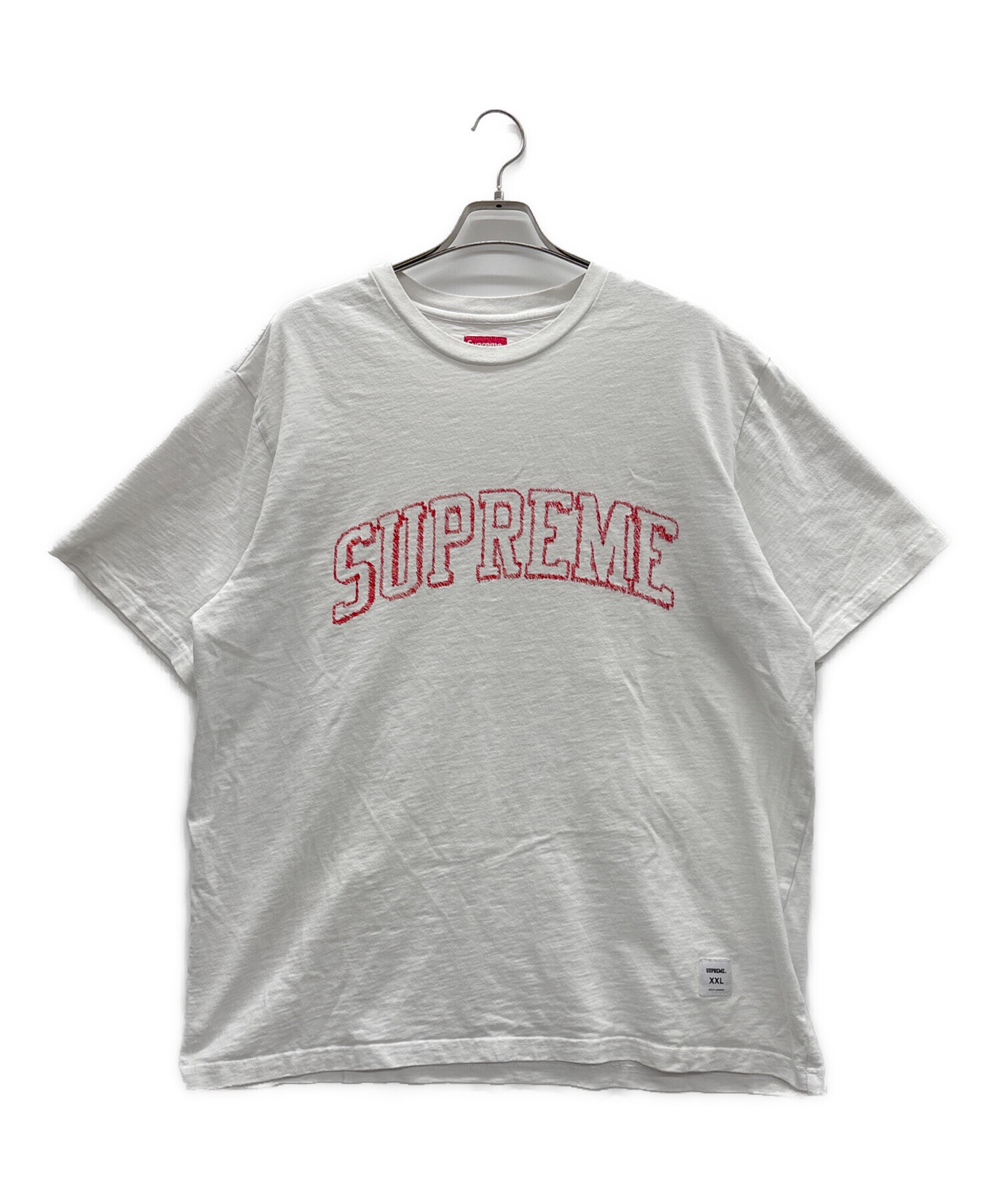 中古・古着通販】SUPREME (シュプリーム) Tシャツ ホワイト×レッド