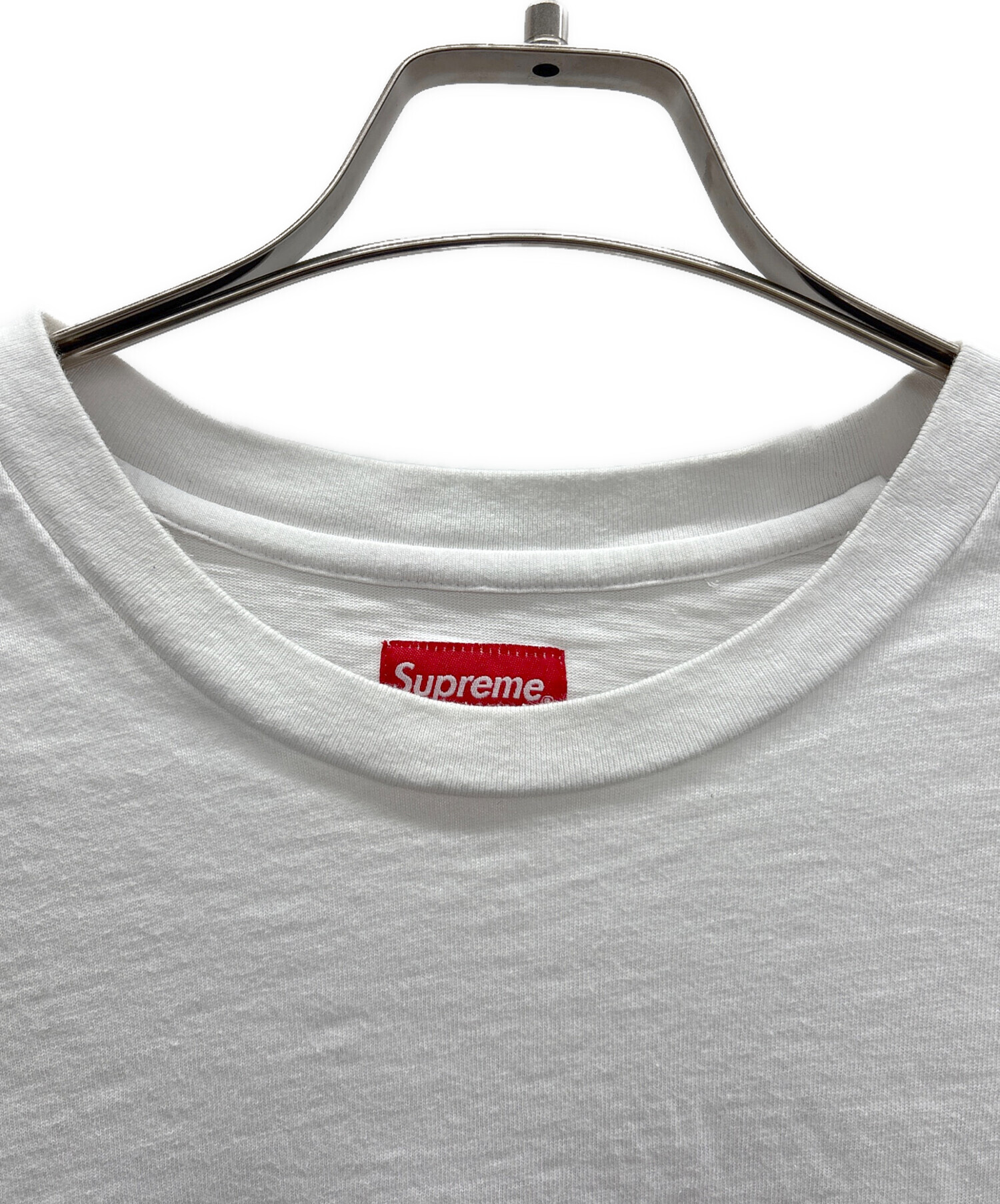 中古・古着通販】SUPREME (シュプリーム) Tシャツ ホワイト×レッド 