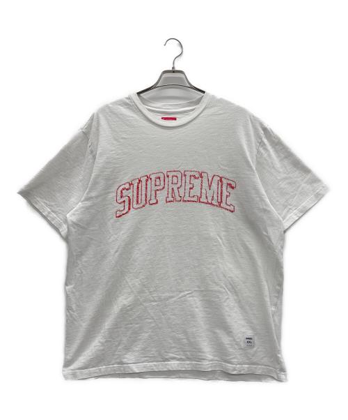 中古・古着通販】SUPREME (シュプリーム) Tシャツ ホワイト×レッド