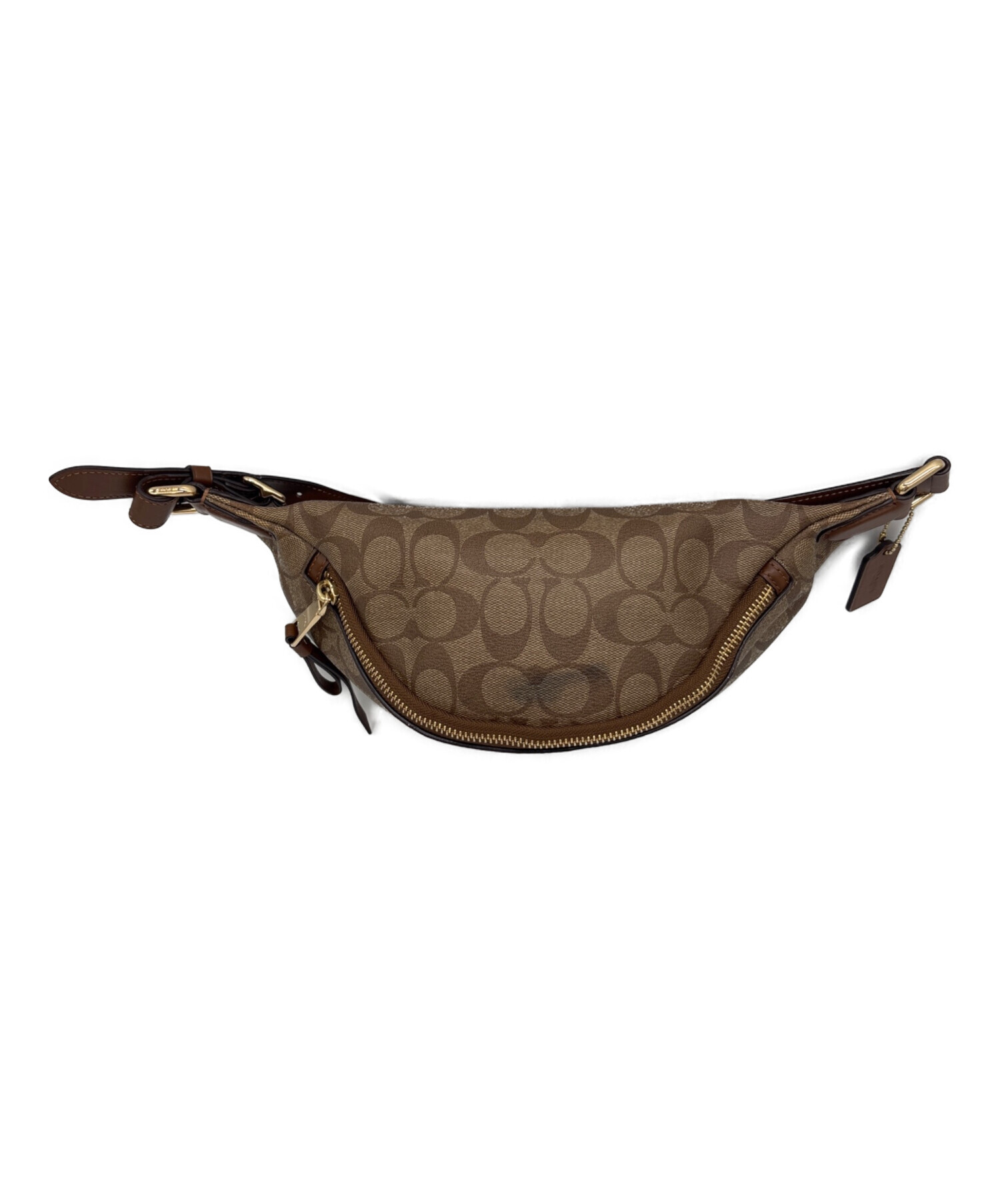 中古・古着通販】COACH (コーチ) ボディバッグ ベージュ｜ブランド