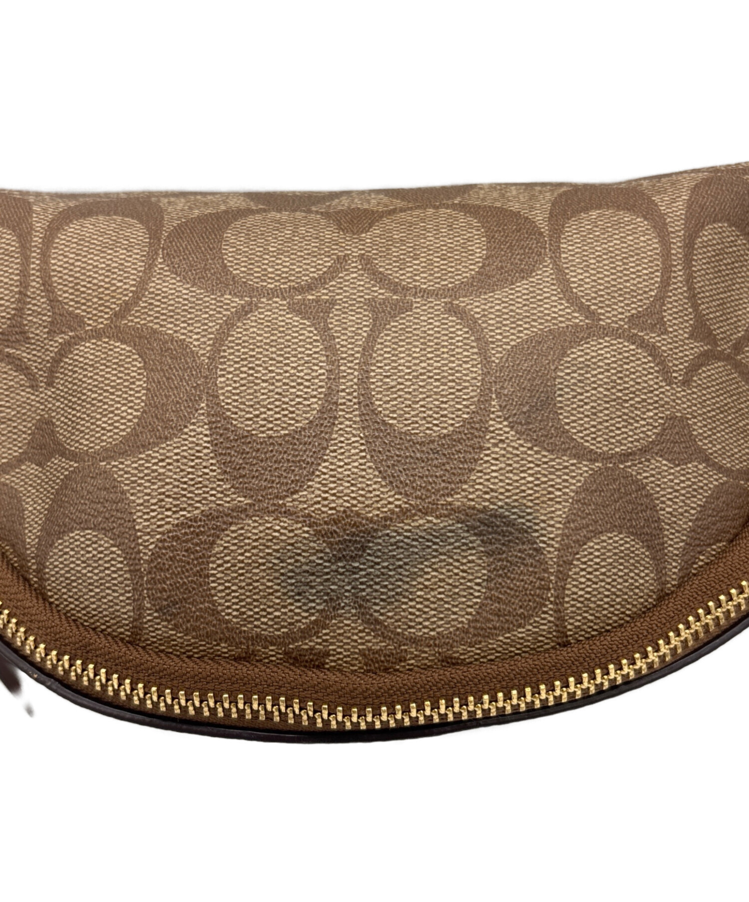 中古・古着通販】COACH (コーチ) ボディバッグ ベージュ｜ブランド