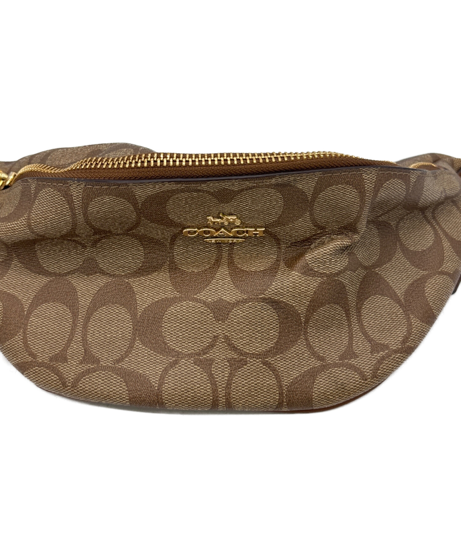 中古・古着通販】COACH (コーチ) ボディバッグ ベージュ｜ブランド