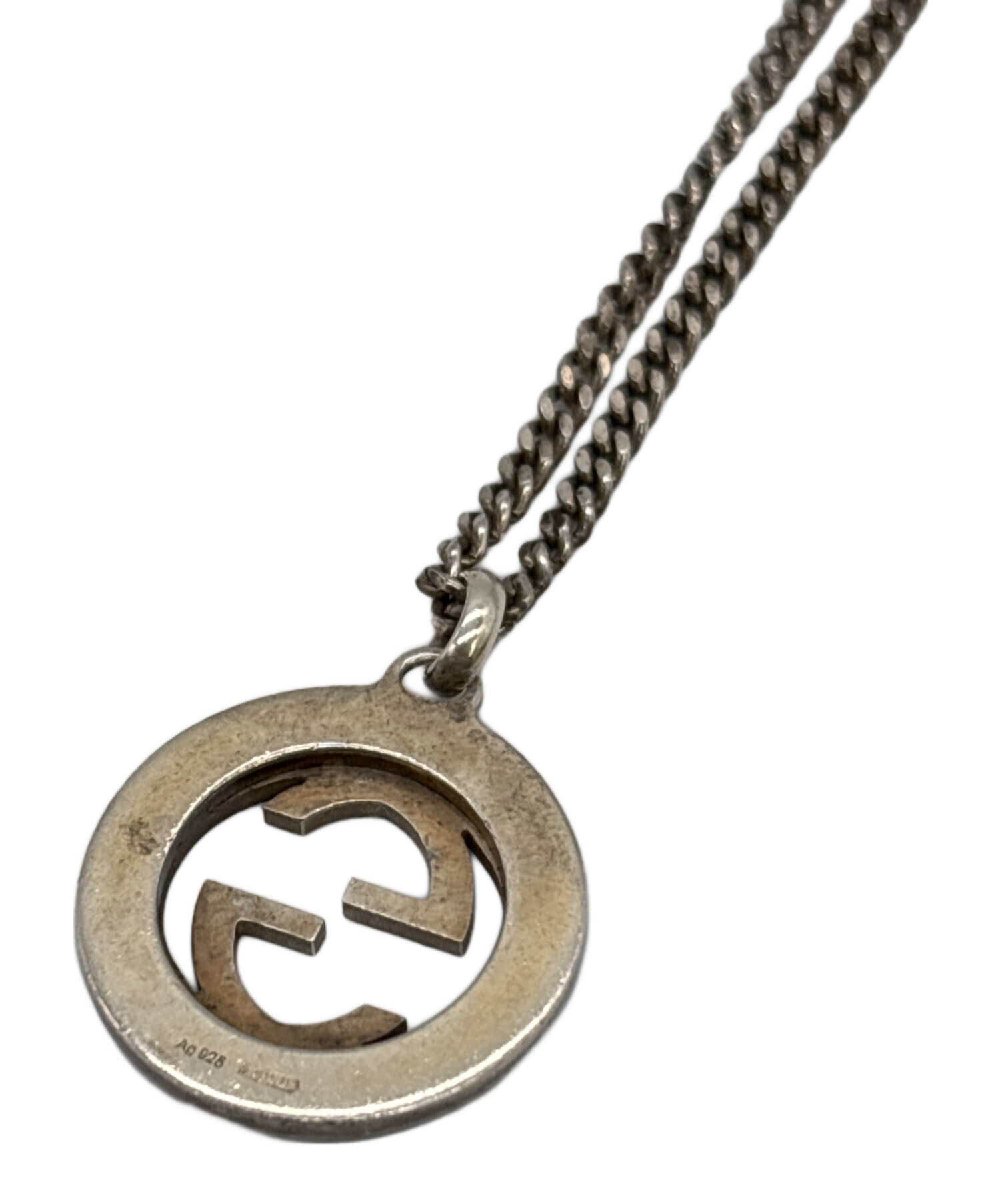 中古・古着通販】GUCCI (グッチ) GGロゴネックレス｜ブランド・古着