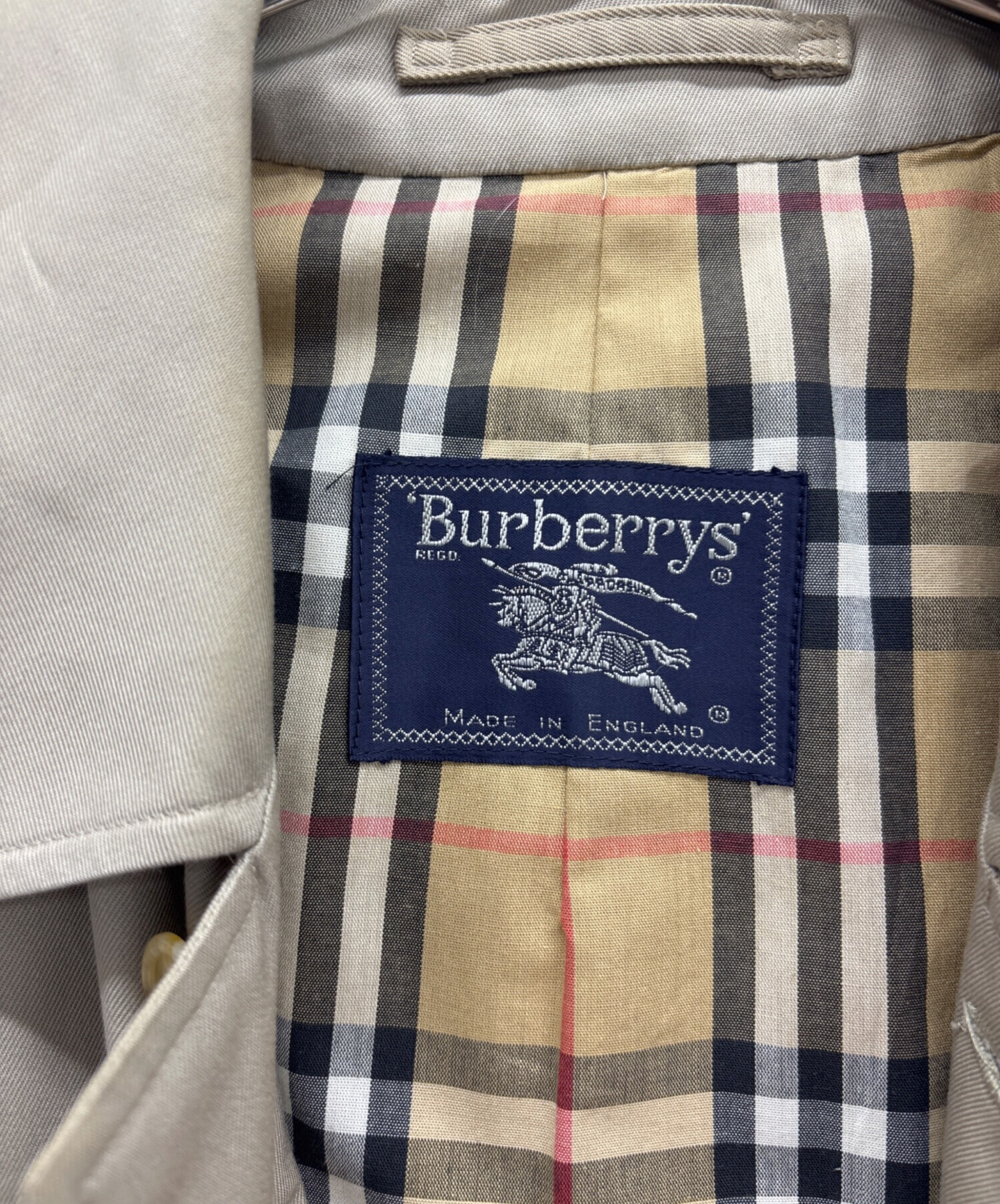 Burberry's　バーバリー　ベージュ　ステンカラーコート　プローサム 中古・古着通販】BURBERRY PRORSUM (バーバリープローサム) ステン