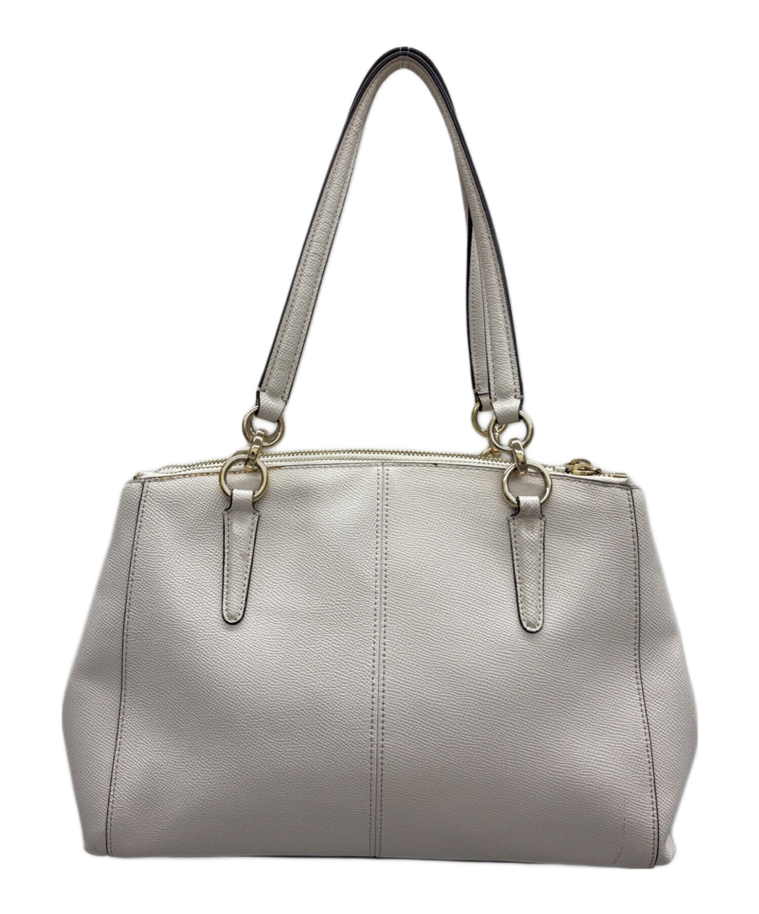 中古・古着通販】COACH (コーチ) ショルダートートバッグ ホワイト 