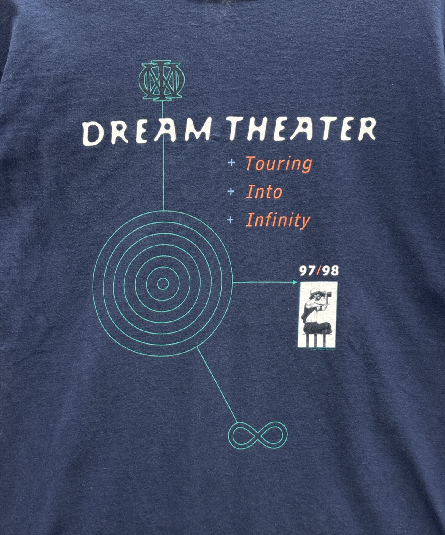 中古・古着通販】TULTEX (タルテックス) バンドTシャツ ネイビー 