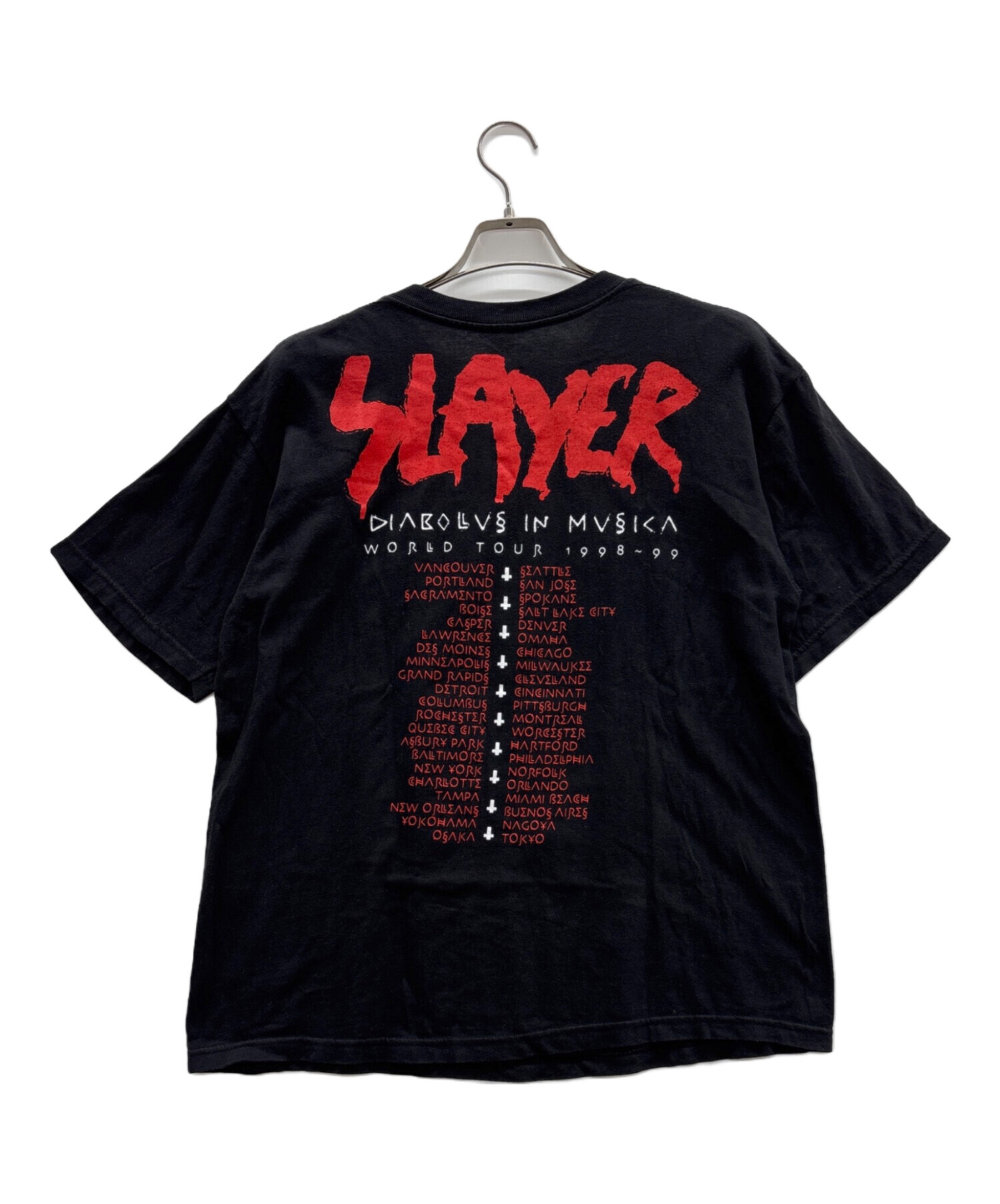 【レア】スレイヤー × メガデス 2010s ツアーTシャツ バンT 古着 Megadeth バンドTシャツ – 古着屋Top of the Hillのネット通販サイト