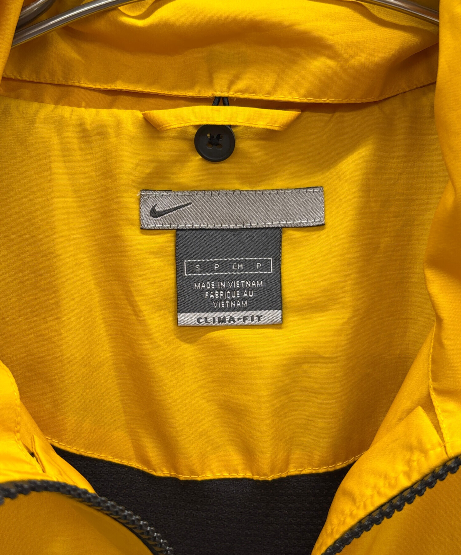 中古・古着通販】NIKE (ナイキ) ナイロンジャケット イエロー サイズ:S