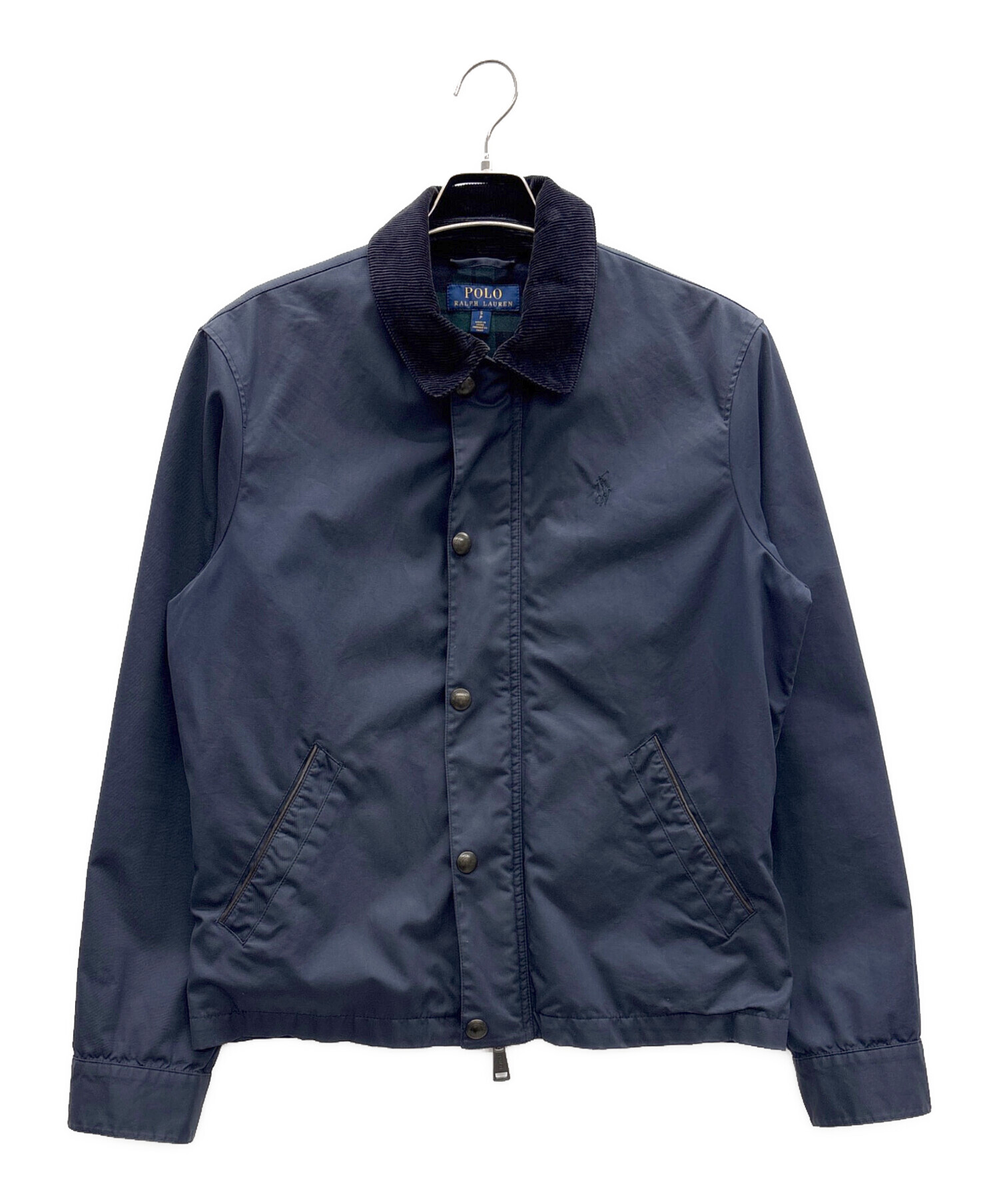 ラルフローレン　ハンティングジャケット　RRL ネイビー 中古・古着通販】POLO RALPH LAUREN (ポロ・ラルフローレン) 襟
