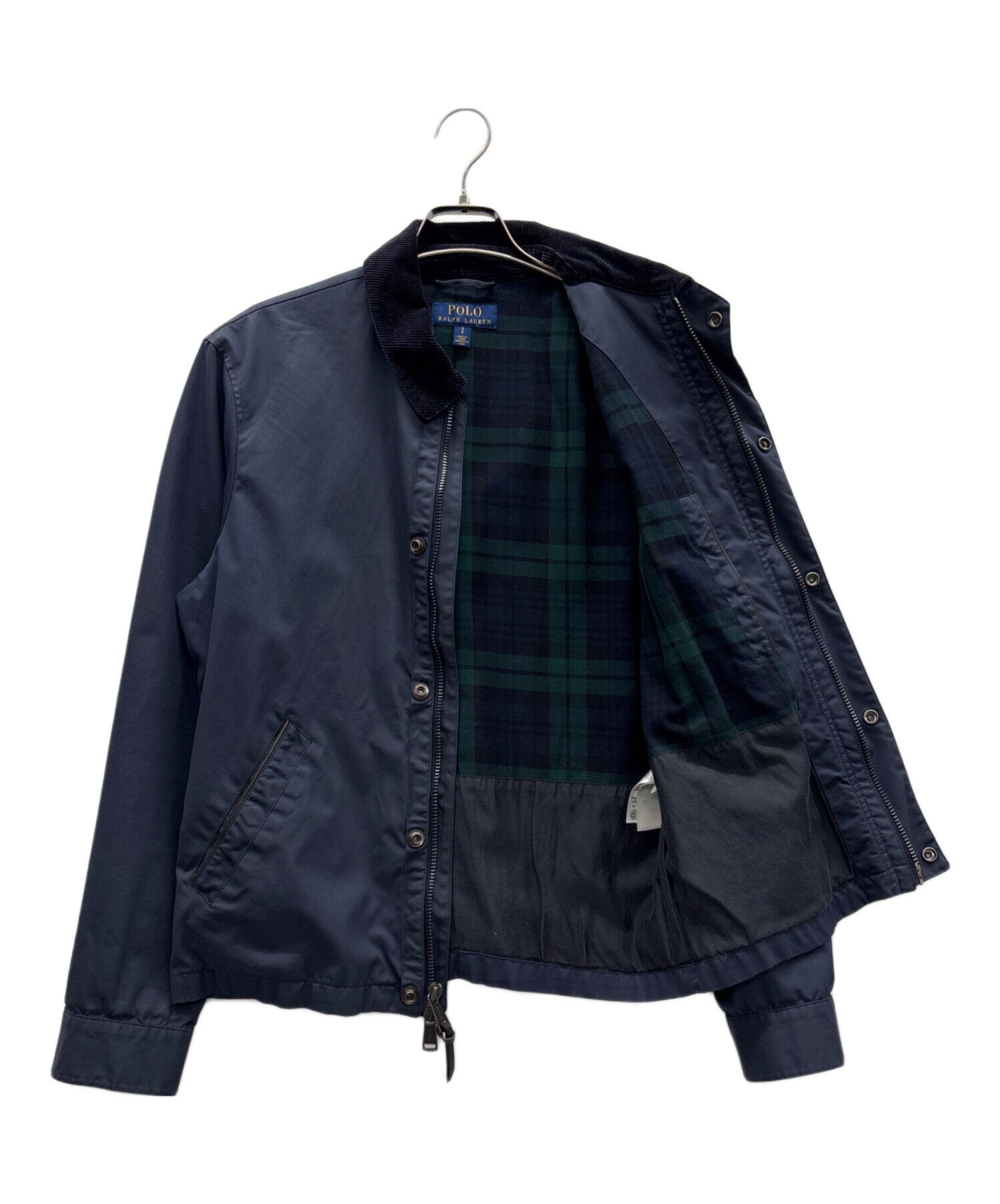 ラルフローレン　ハンティングジャケット　RRL ネイビー 中古・古着通販】POLO RALPH LAUREN (ポロ・ラルフローレン) 襟