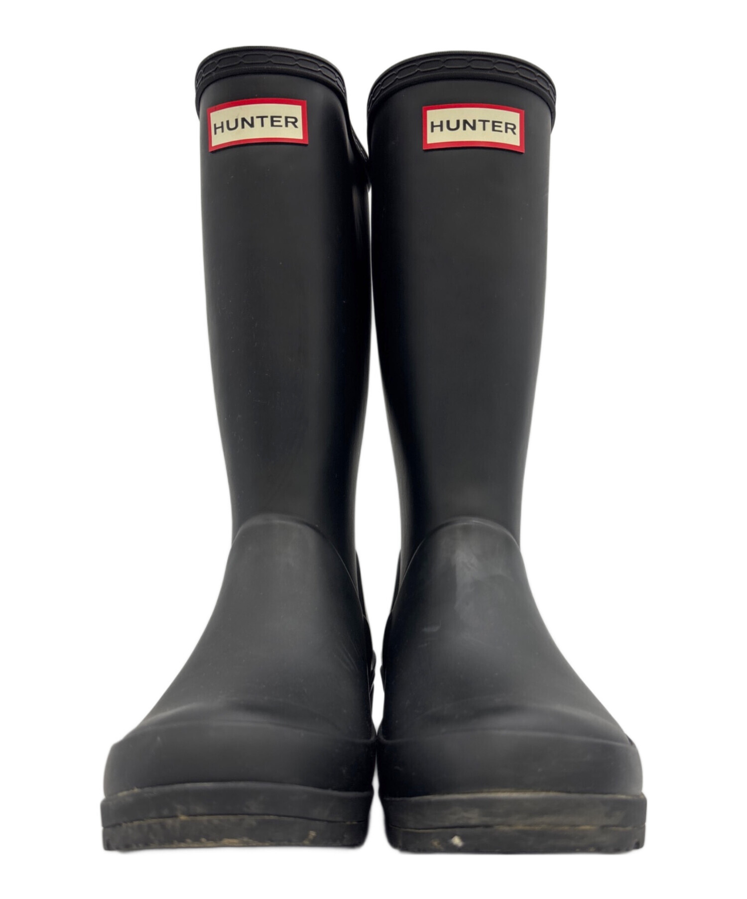 中古・古着通販】HUNTER (ハンター) レインブーツ ブラック サイズ:UK3