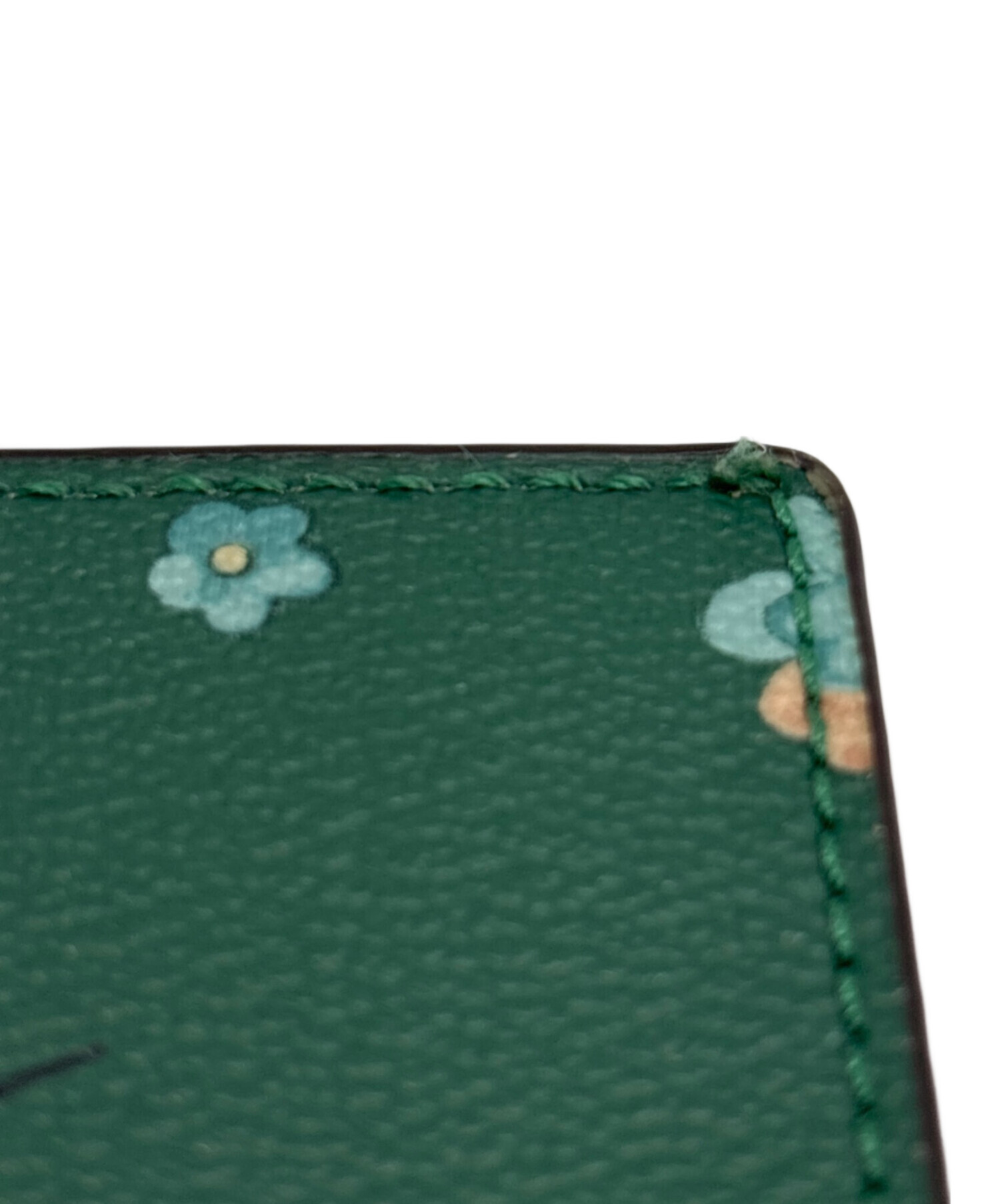 中古・古着通販】COACH (コーチ) 2つ折り財布 グリーン｜ブランド