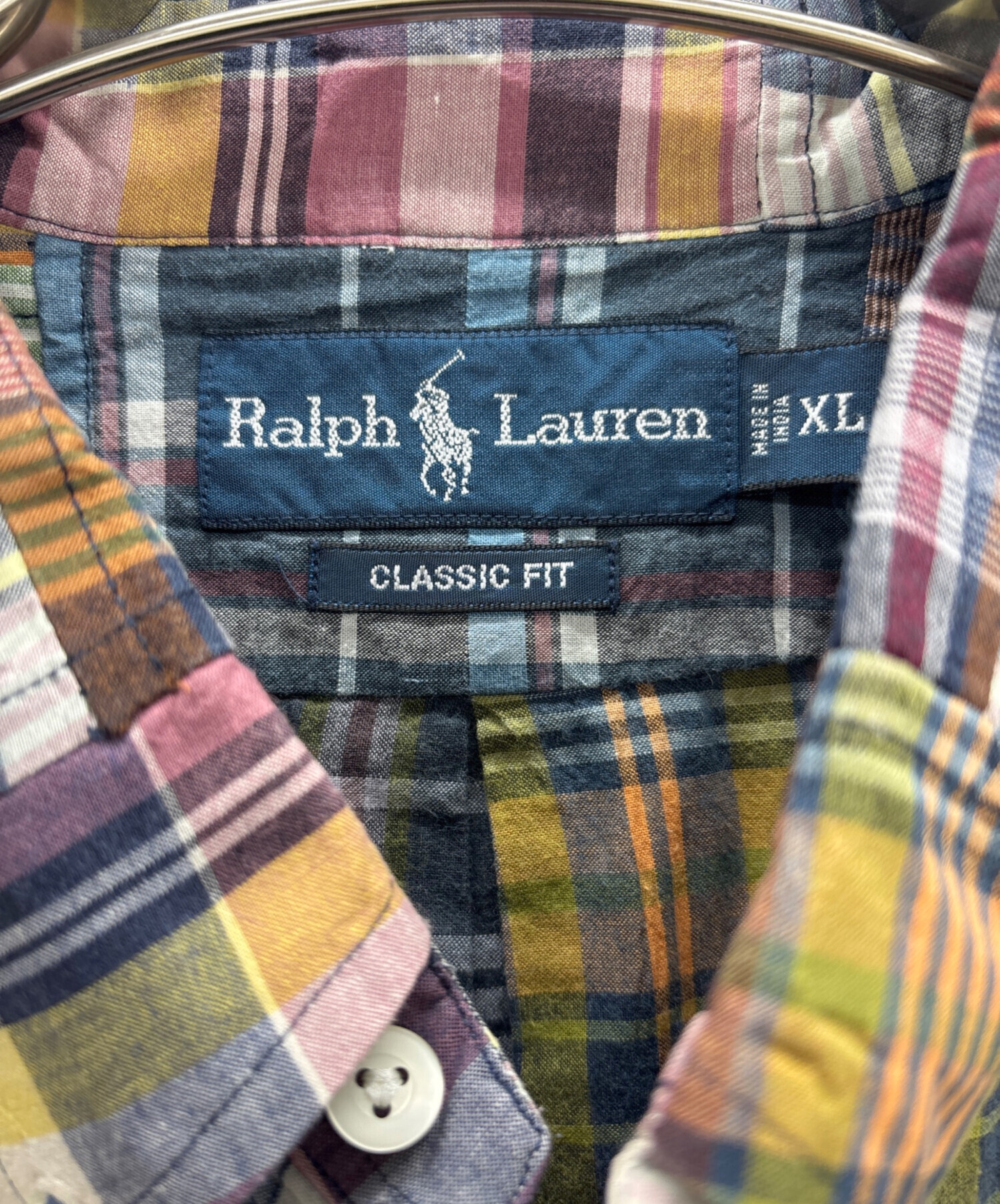 中古・古着通販】RALPH LAUREN (ラルフローレン) パッチワークチェック
