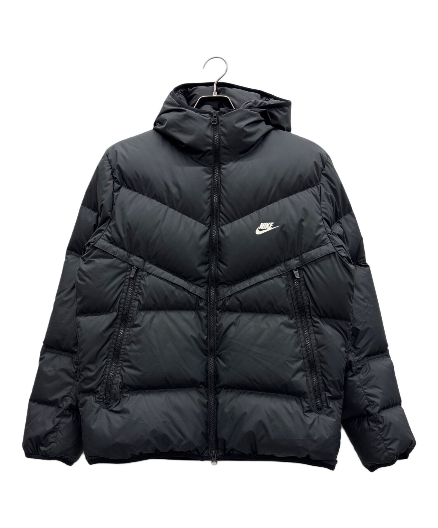 未使用　ナイキ　ジャケット　ダウン 中古・古着通販】NIKE (ナイキ) ダウンジャケット ブラック サイズ:L
