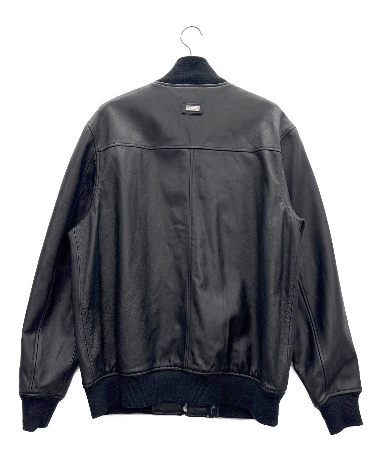 中古・古着通販】LRG (エルアールジー) レザージャケット ブラック