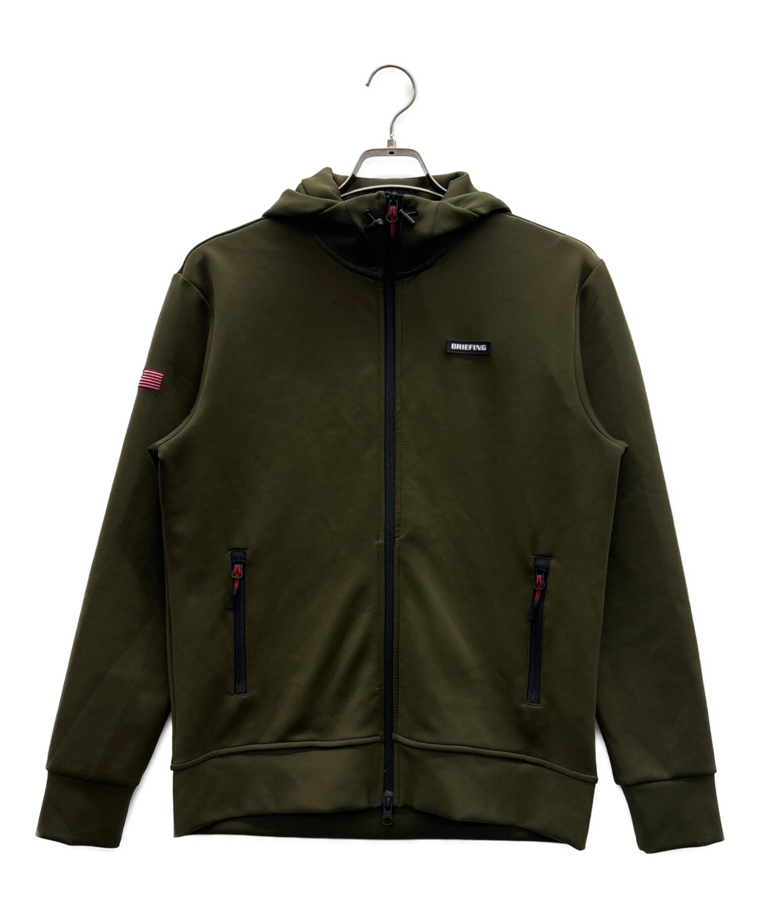 中古・古着通販】BRIEFING (ブリーフィング) ジップパーカー モス