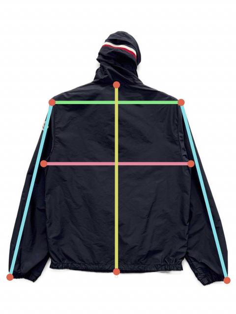 中古・古着通販】MONCLER (モンクレール) フード付ナイロンジャケット