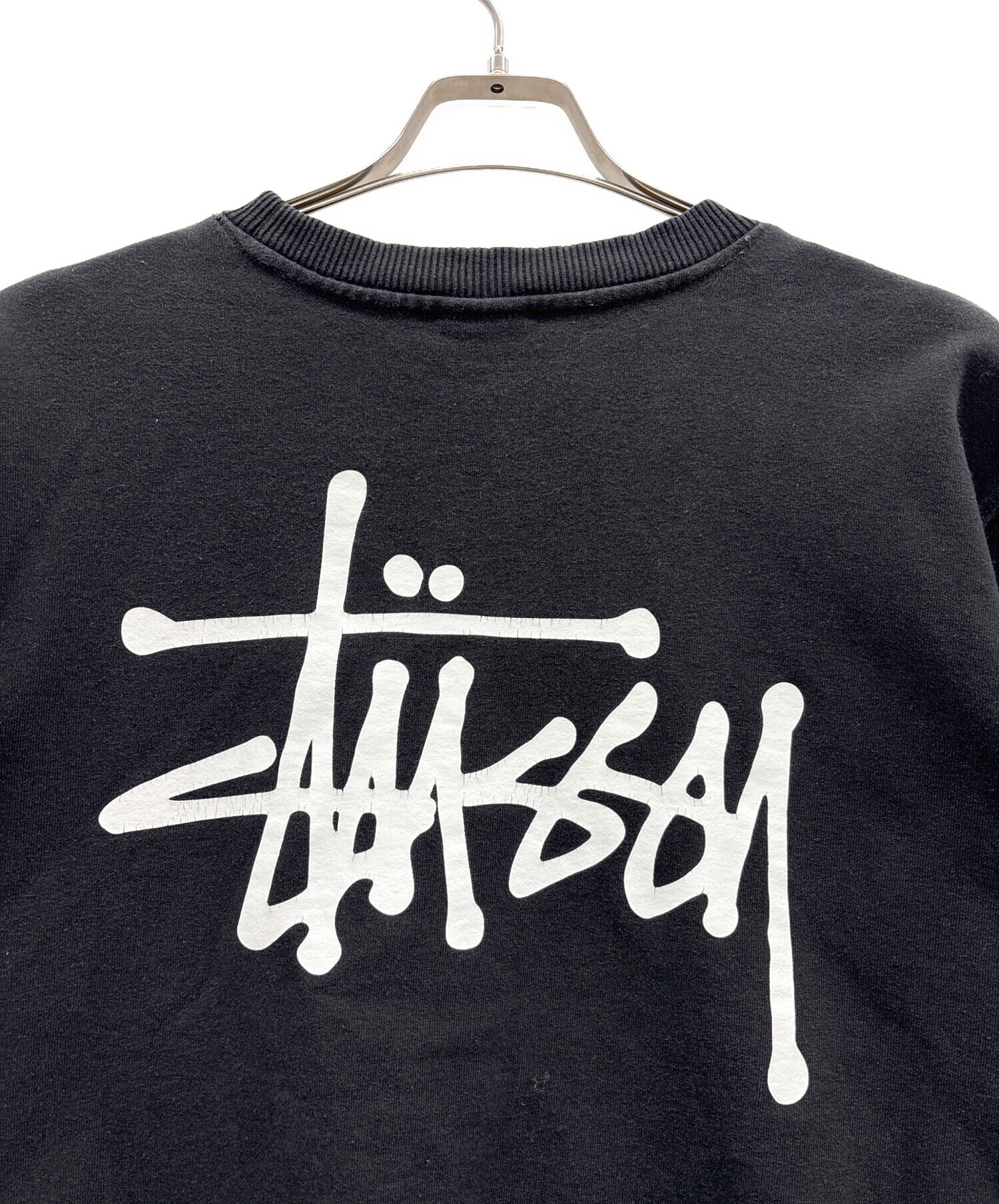 ゆー　【美品】 Stussy　スウェット　ブラック　レア　限定 中古・古着通販】stussy (ステューシー) クルーネックスウェット