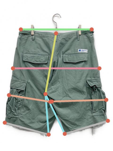 中古・古着通販】UNDEFEATED (アンディフィーテッド) ハーフカーゴ