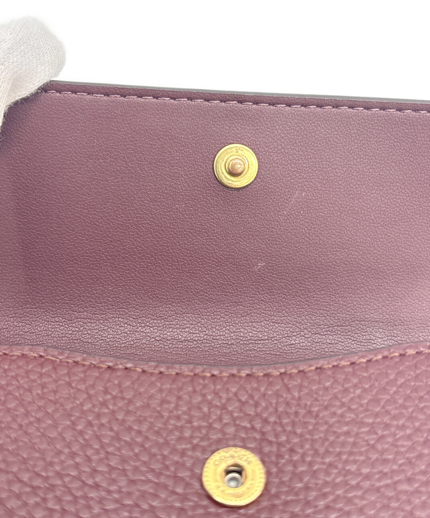 中古・古着通販】COACH (コーチ) ミニトライフォールド ウォレット 