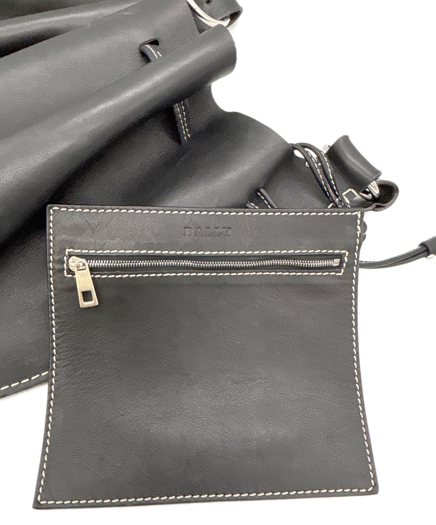 BALLY バックパック　リサイクルレザー　中古 中古・古着通販】BALLY (バリー) レザートートバッグ ブラック