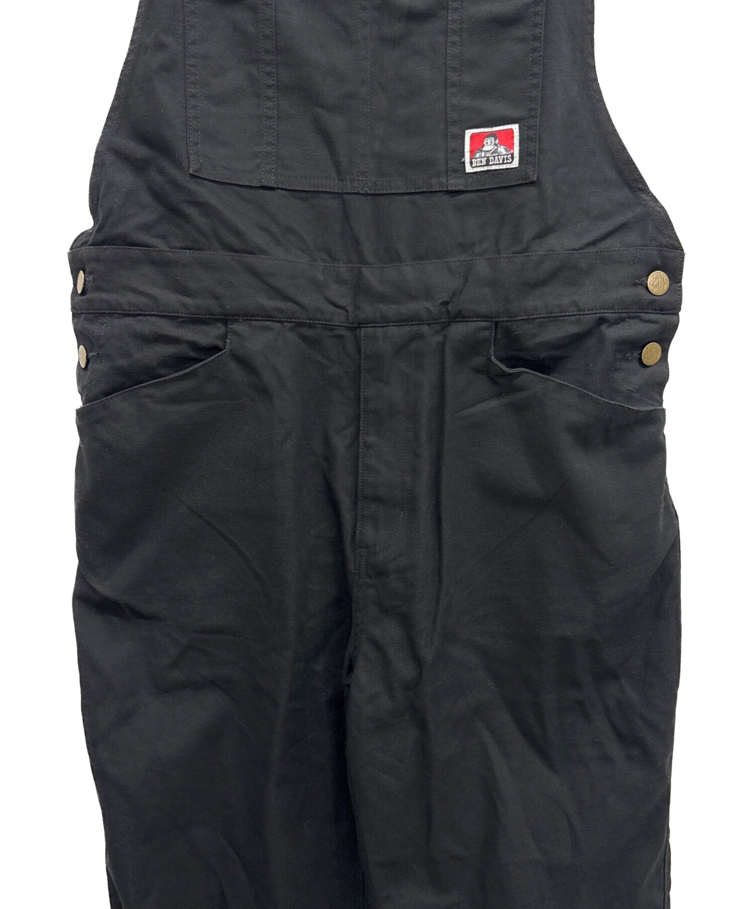 中古・古着通販】BEN DAVIS (ベンデイビス) オーバーオール ブラック
