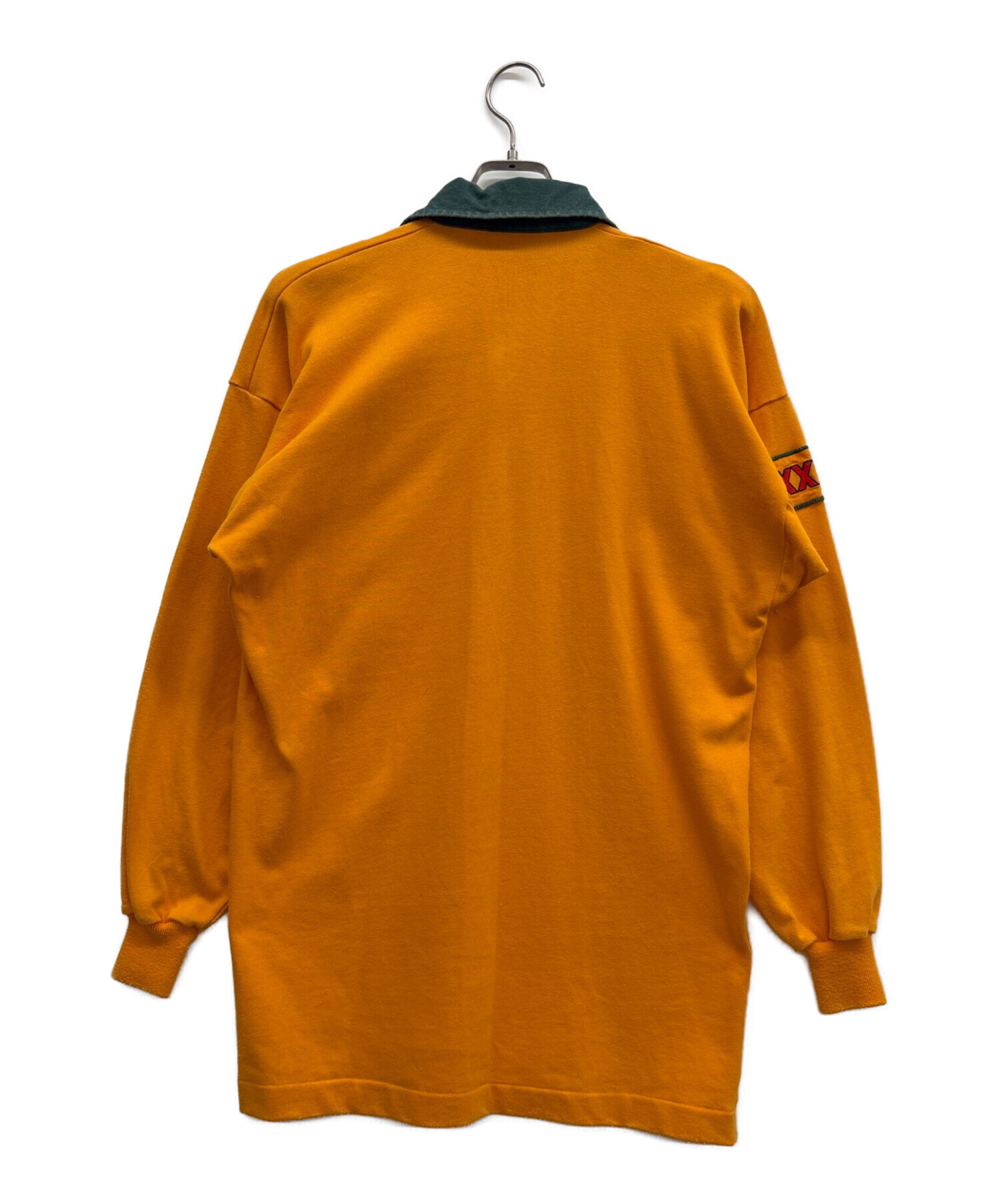 CANTERBURY オレンジ 長袖 ラガーシャツ L 中古・古着通販】Canterbury (カンタベリー) WALLABIES ラガーシャツ