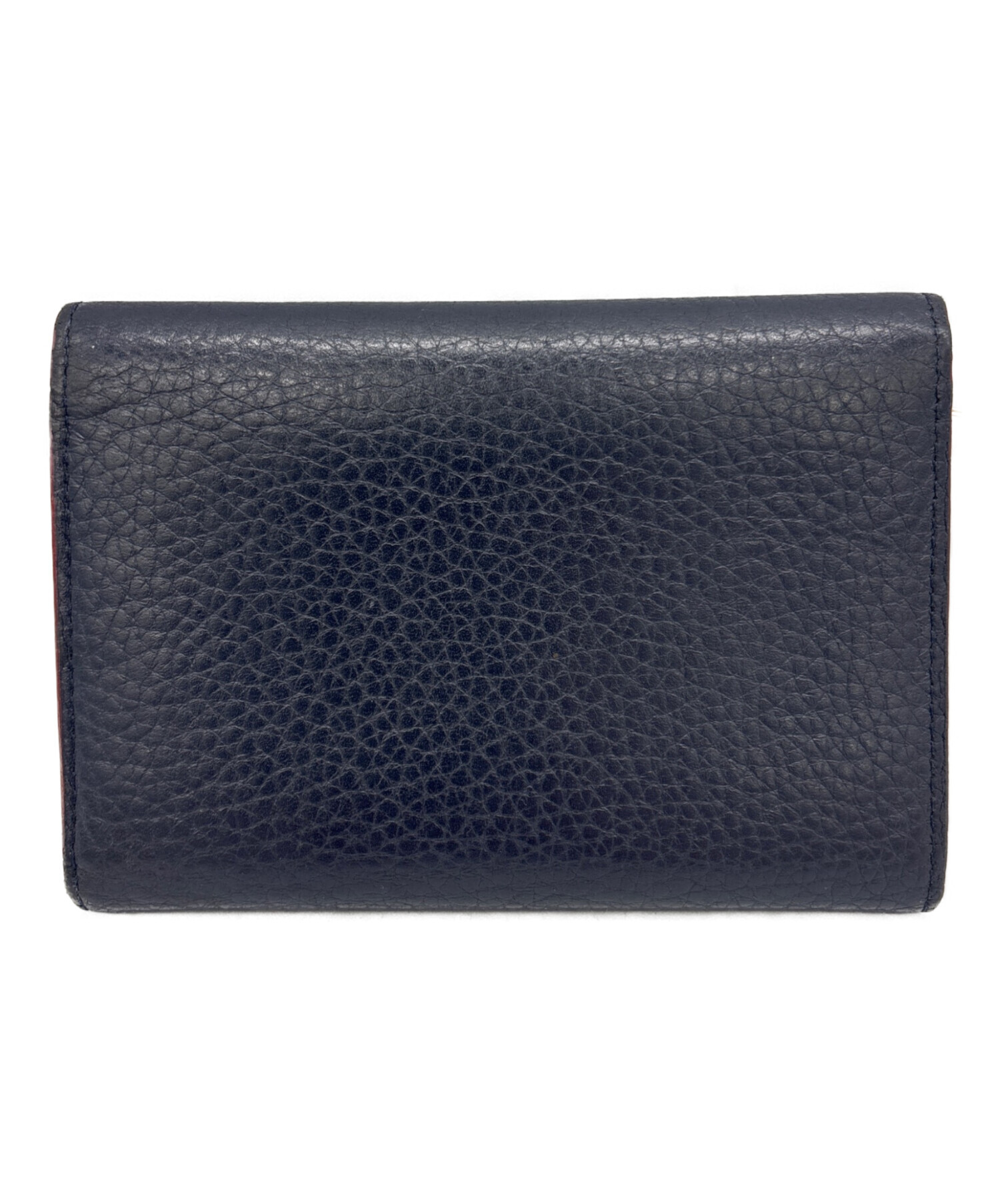 中古・古着通販】LOUIS VUITTON (ルイ ヴィトン) 3つ折り財布 ネイビー 