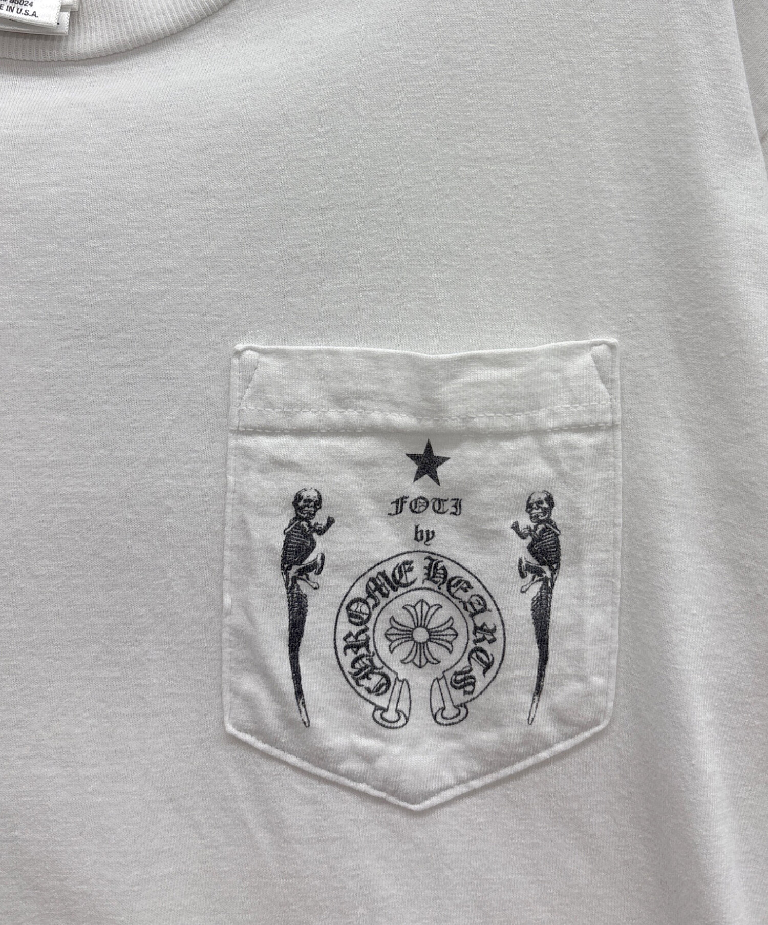 中古・古着通販】CHROME HEARTS (クロムハーツ) ポケットTシャツ