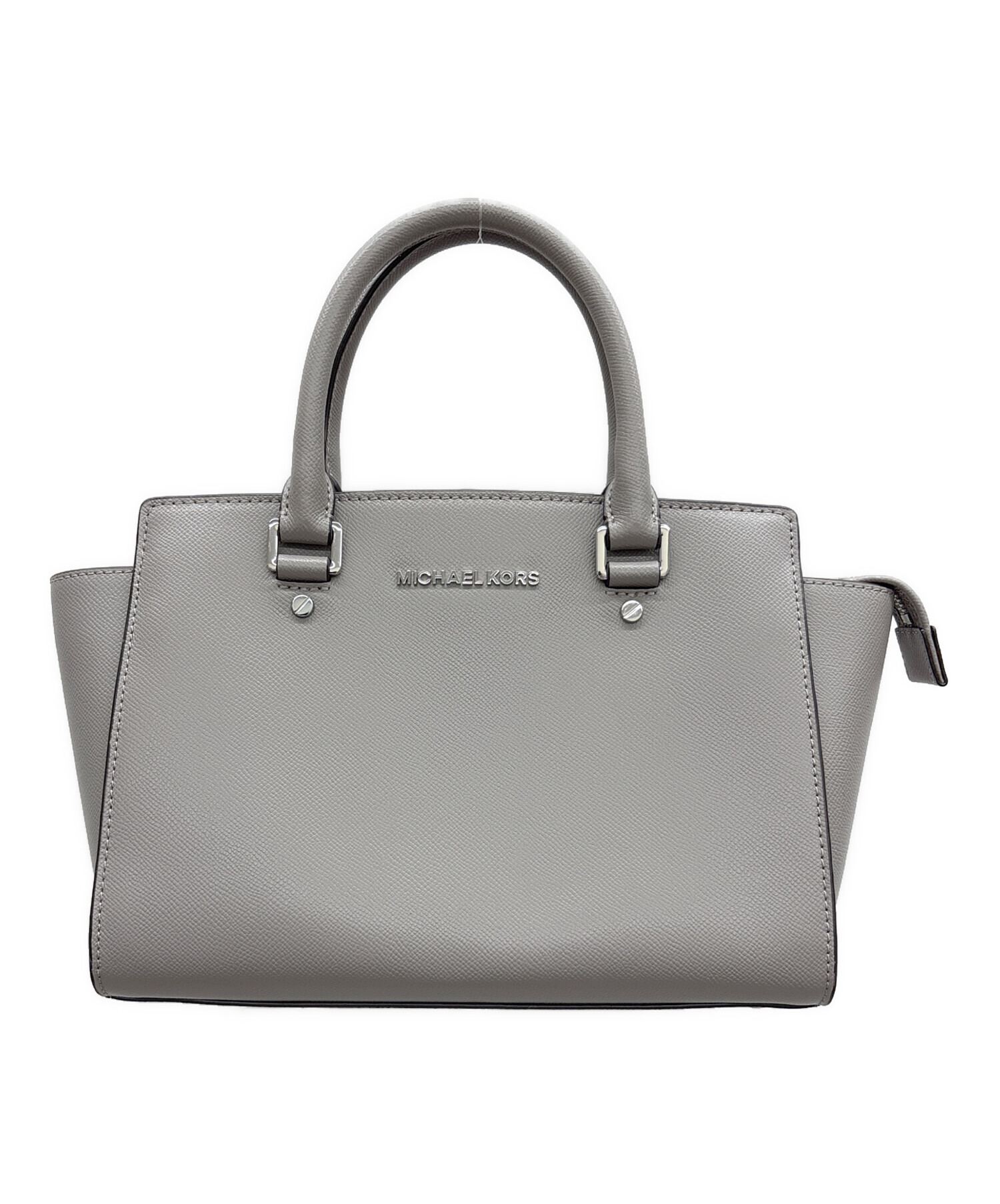 MICHAEL KORS ライトグレー ビジネスバッグ 中古・古着通販】MICHAEL KORS (マイケルコース) ショルダートート