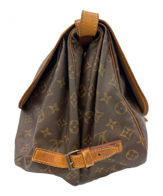 LOUIS VUITTON ショルダーバッグ ブラウン 中古・古着通販】LOUIS VUITTON (ルイ ヴィトン) ショルダーバッグ