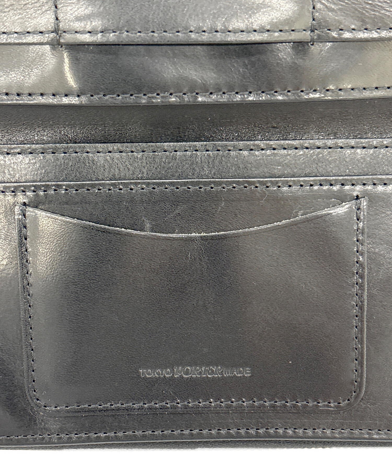 中古・古着通販】PORTER (ポーター) ソークロングウォレット ブラック