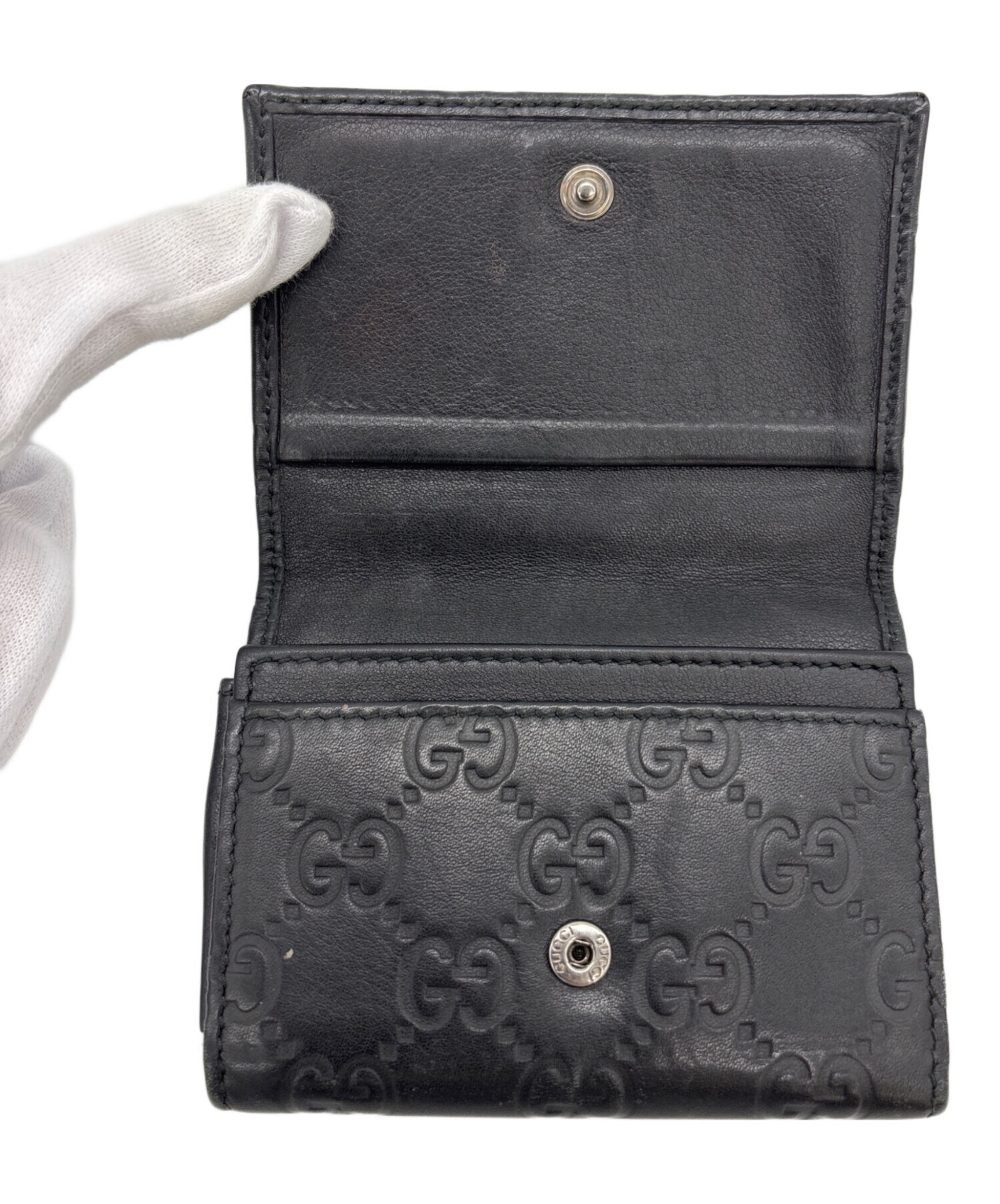 中古・古着通販】GUCCI (グッチ) カードケース ブラック｜ブランド